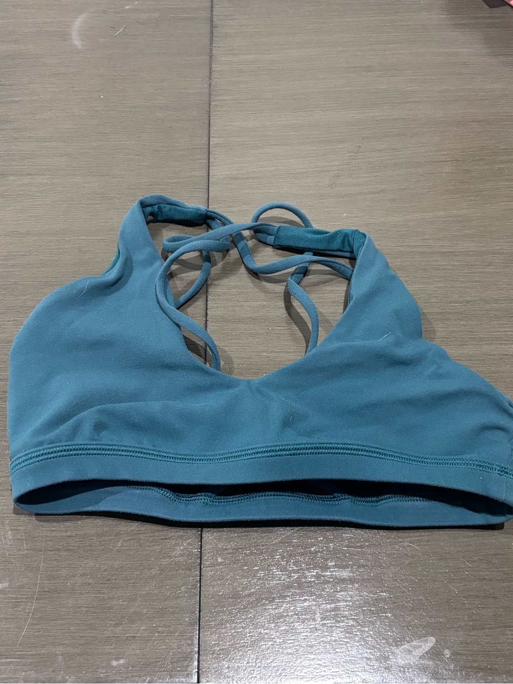 lululemon athletica Teal Strappy Sports Bralette